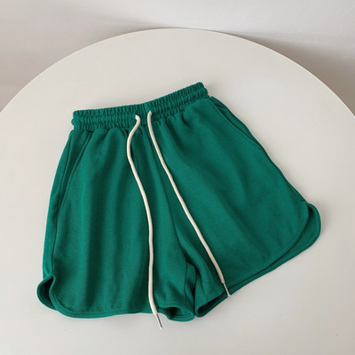 Μονόχρωμα αθλητικά και casual σορτς με κορδόνια