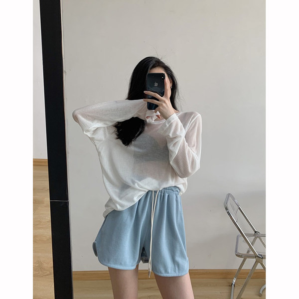 Μονόχρωμα αθλητικά και casual σορτς με κορδόνια