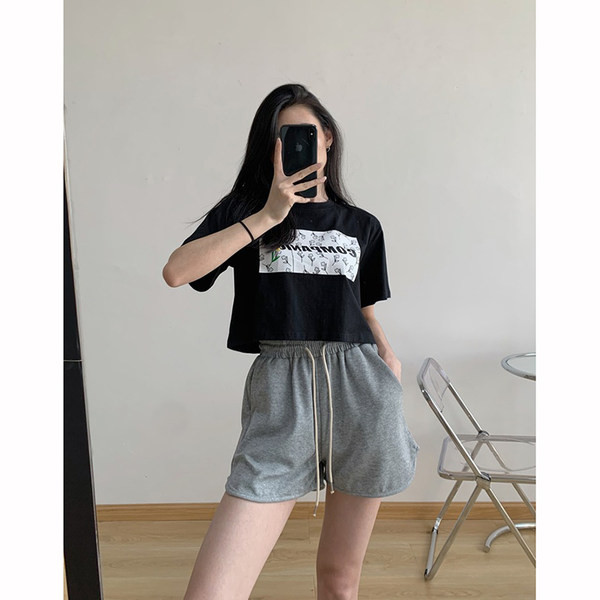 Μονόχρωμα αθλητικά και casual σορτς με κορδόνια