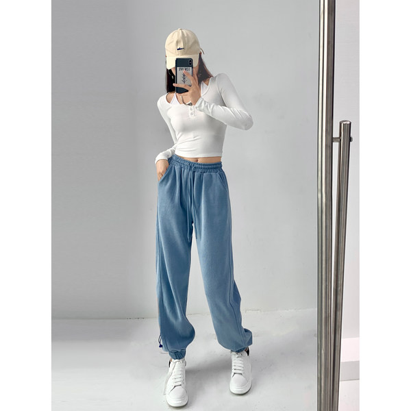 Γυναικείο αθλητικό παντελόνι με ελαστική μέση