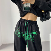 Νέο μοντέλο γυναικείο αθλητικό παντελόνι με στάμπα επιγραφής