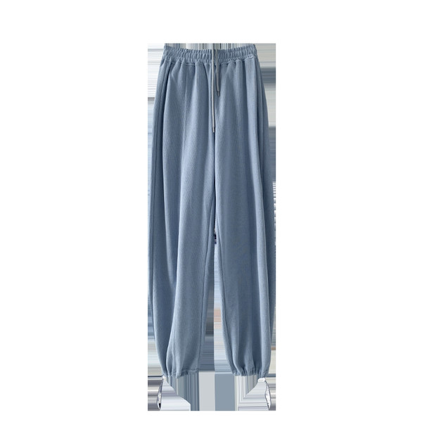 Αθλητικό παντελόνι  με ελαστική μέση και κορδόνια