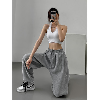 Αθλητική γυναικεία μονόχρωμη φόρμα με ψηλή μέση