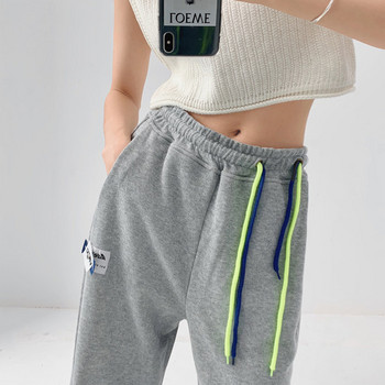 Дамски спортен панталон с ластична талия в два цвята