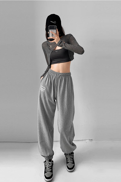 Спортно долнище с висока талия за жени