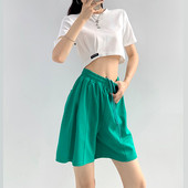 Casual γυναικείο σορτς με κορδόνια