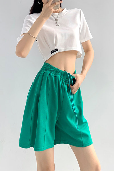 Casual γυναικείο σορτς με κορδόνια