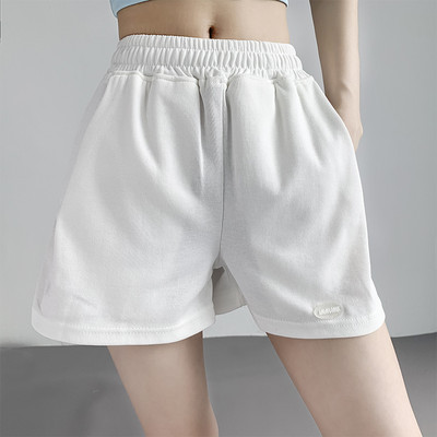 Naiste lühikesed püksid kõrge vöökoha ja lipsudega