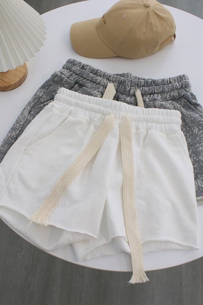 Kratke pamučne hlačice s elastičnim strukom