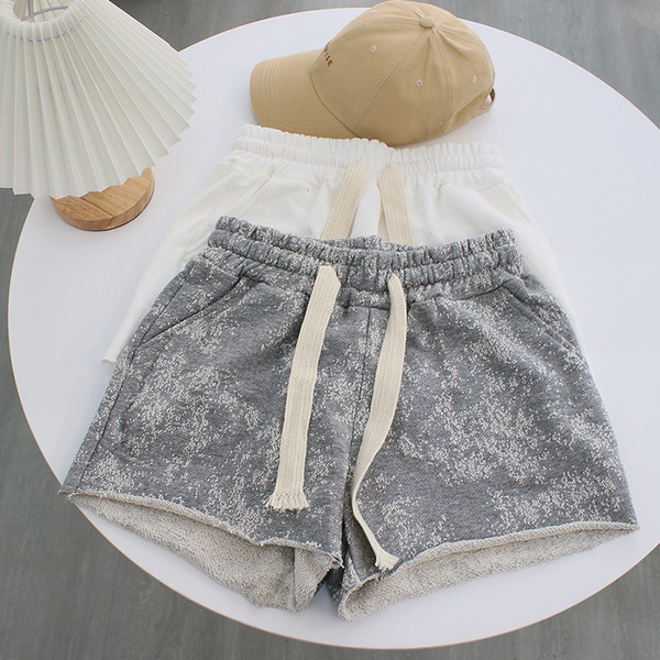 Kratke pamučne hlačice s elastičnim strukom