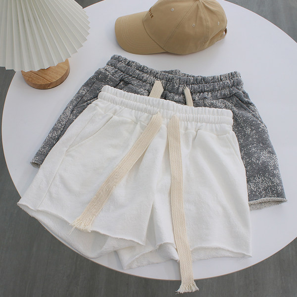 Kratke pamučne hlačice s elastičnim strukom