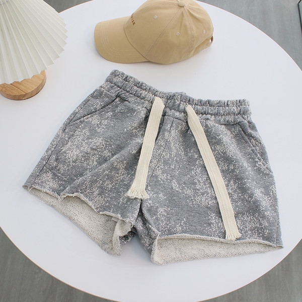 Kratke pamučne hlačice s elastičnim strukom