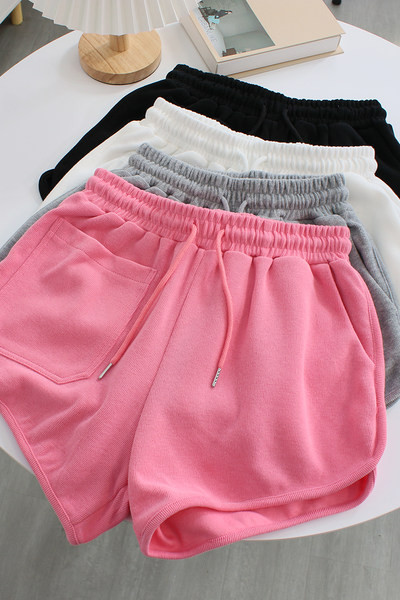 Ежедневни дамски къси панталони с джоб 