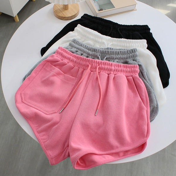 Ежедневни дамски къси панталони с джоб 