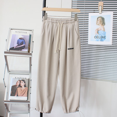 Γυναικεία αθλητική φόρμα με ελαστική μέση και κορδόνια