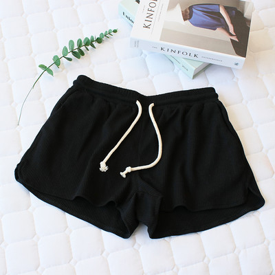 Γυναικείο βαμβακερό αθλητικό σορτς με κορδόνια και τσέπες