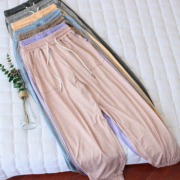 Дамски ежедневни спортни панталони с връзки няколко цвята 