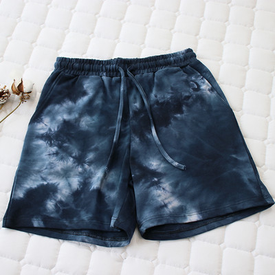 Къс цветен панталон с ластична талия