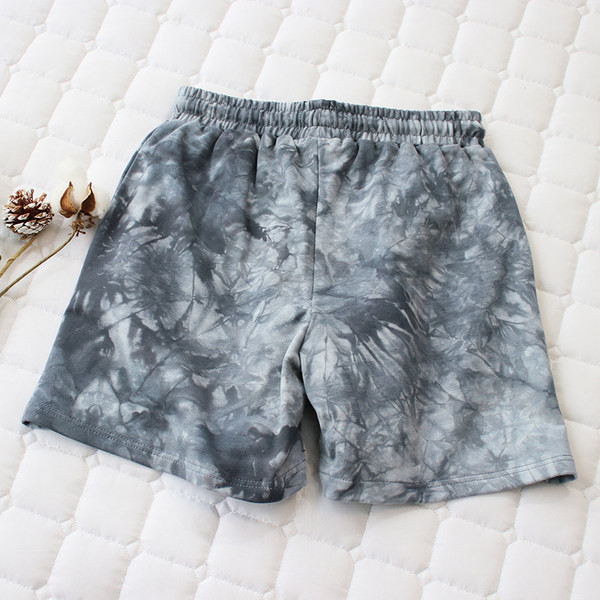 Къс цветен панталон с ластична талия