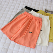 Embleemiga suvised vabaaja spordipüksid naistele