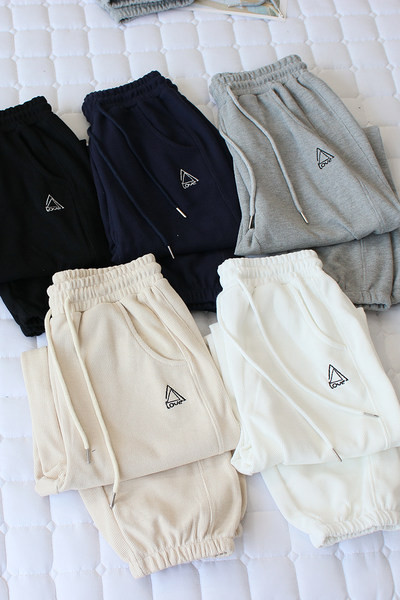 Αθλητικό παντελόνι με δέσιμο και ελαστική μέση