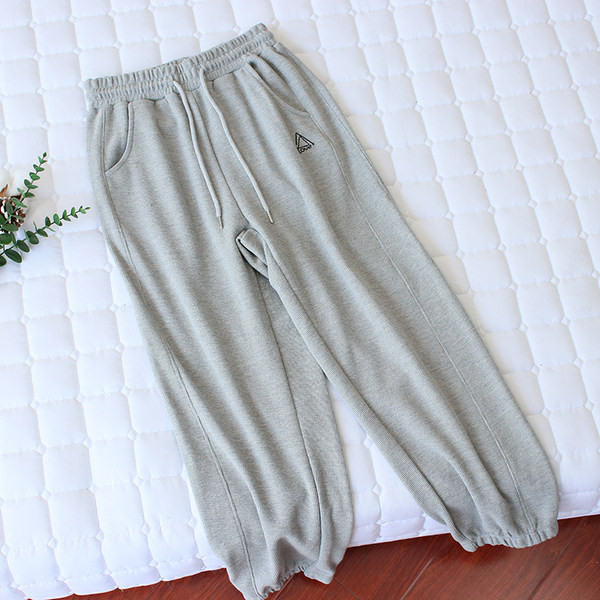 Αθλητικό παντελόνι με δέσιμο και ελαστική μέση