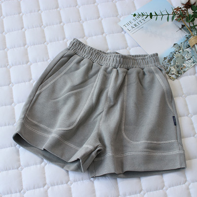 Vabaaja taskutega puuvillased lühikesed püksid