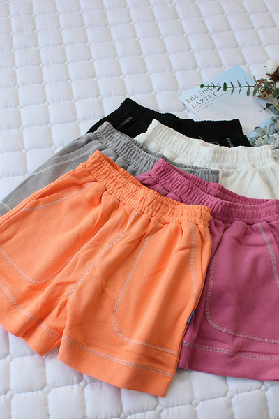 Vabaaja taskutega puuvillased lühikesed püksid