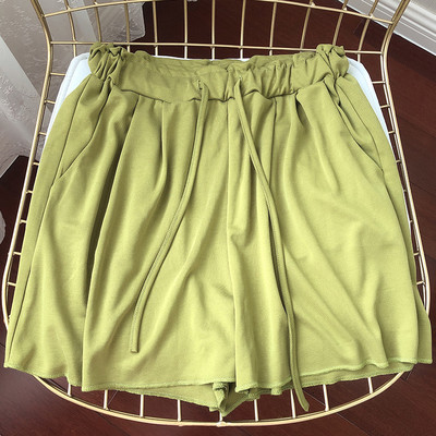 Casual σορτς με λάστιχο και δέσιμο στη μέση