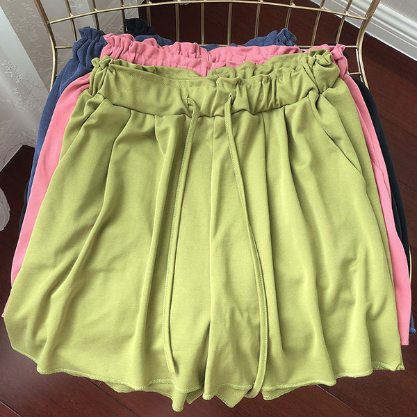 Casual σορτς με λάστιχο και δέσιμο στη μέση