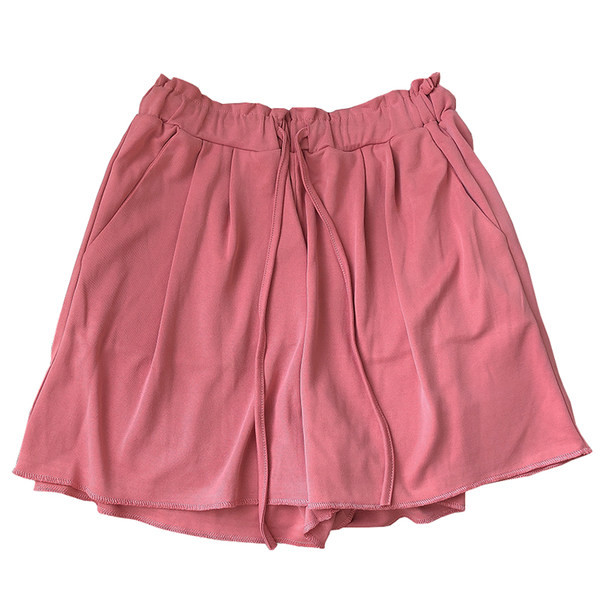 Casual σορτς με λάστιχο και δέσιμο στη μέση