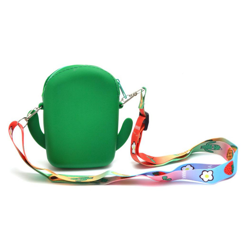 Чанта , Кактус, Поп ит, Зелен, През рамо