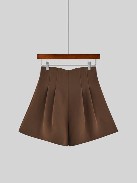 Ženske kratke hlače s visokim strukom - tri boje