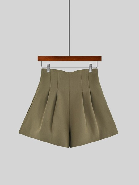 Ženske kratke hlače s visokim strukom - tri boje