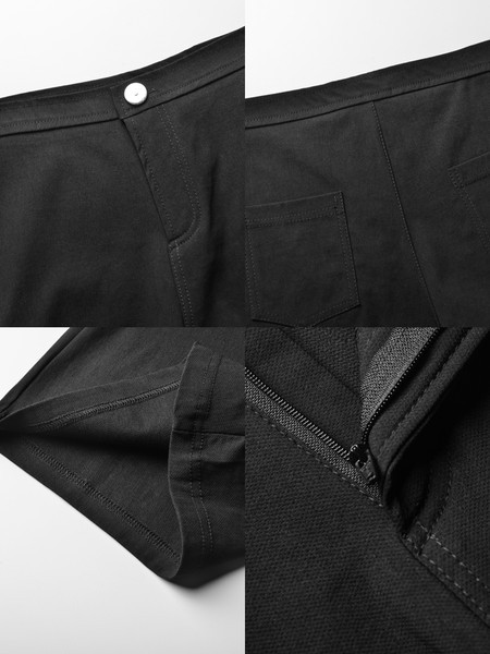 Naiste mustad lühikesed püksid