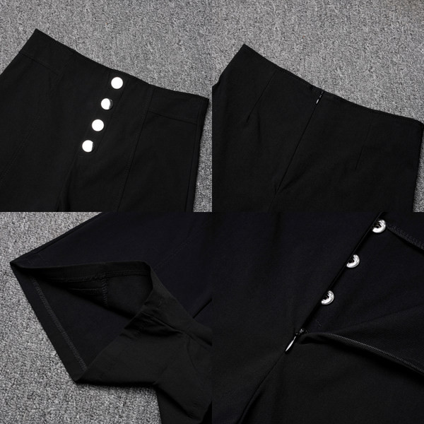 Γυναικείο σορτς με διακοσμητικά κουμπιά