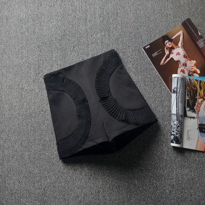 Γυναικείο κοντό εφαρμοστό παντελόνι με ψηλή μέση και φερμουάρ