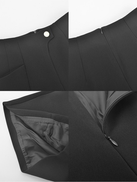 Γυναικείο μοντέρνο σορτς με τσέπες και κούμπωμα με φερμουάρ και κουμπί