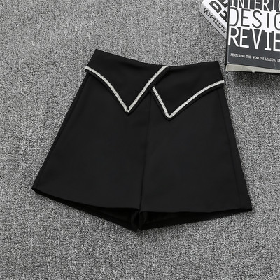 Naiste kõrge vöökohaga lühikesed püksid - kolme värvi