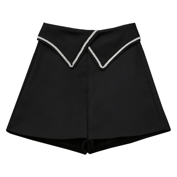 Naiste kõrge vöökohaga lühikesed püksid - kolme värvi