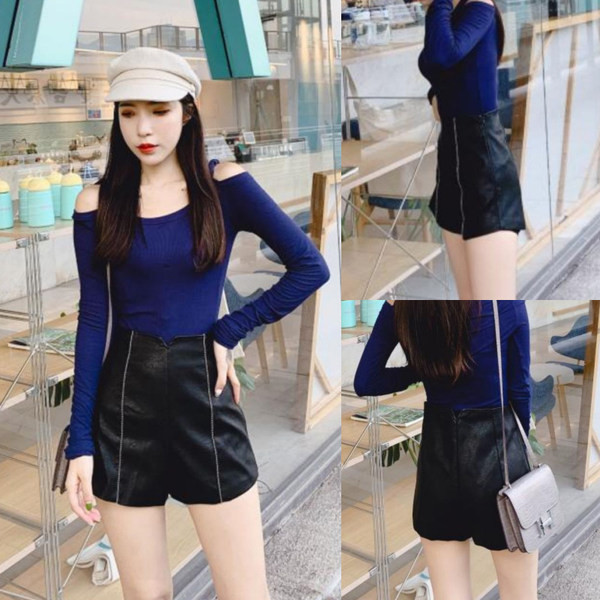 Liibuvad lühikesed püksid ökonahast