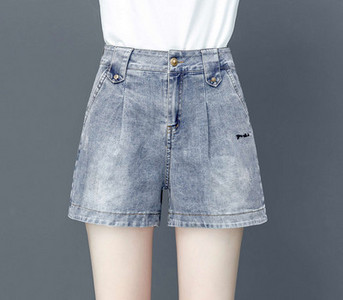 Naiste vabaaja teksapüksid - sinine värv