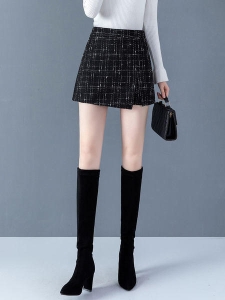 Κομψή γυναικεία φούστα-παντελόνι με σκίσιμο