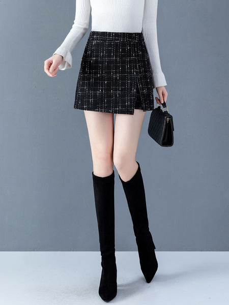 Κομψή γυναικεία φούστα-παντελόνι με σκίσιμο