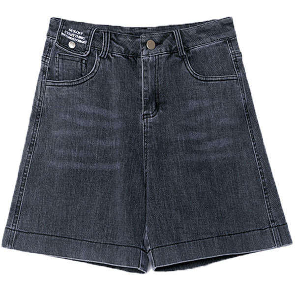 Ženske traper kratke hlače s visokim strukom i džepovima