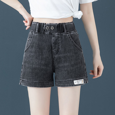 Γυναικείο τζιν σορτς σε δίο χρώματα