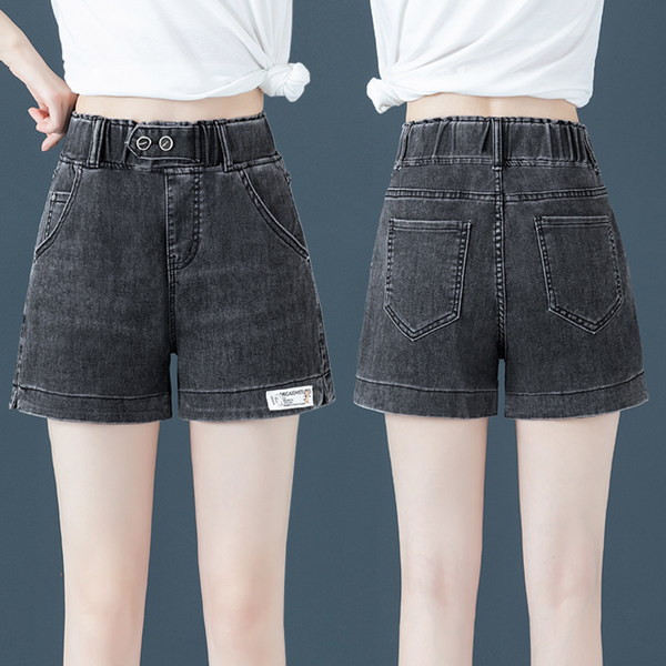 Γυναικείο τζιν σορτς σε δίο χρώματα