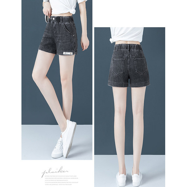 Γυναικείο τζιν σορτς σε δίο χρώματα