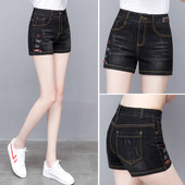 Kõrge vöökohaga teksapüksid – kahte värvi