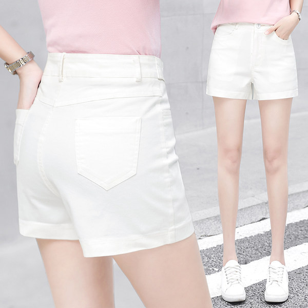 Γυναικείο σορτς με ψηλή μέση σε τρία χρώματα